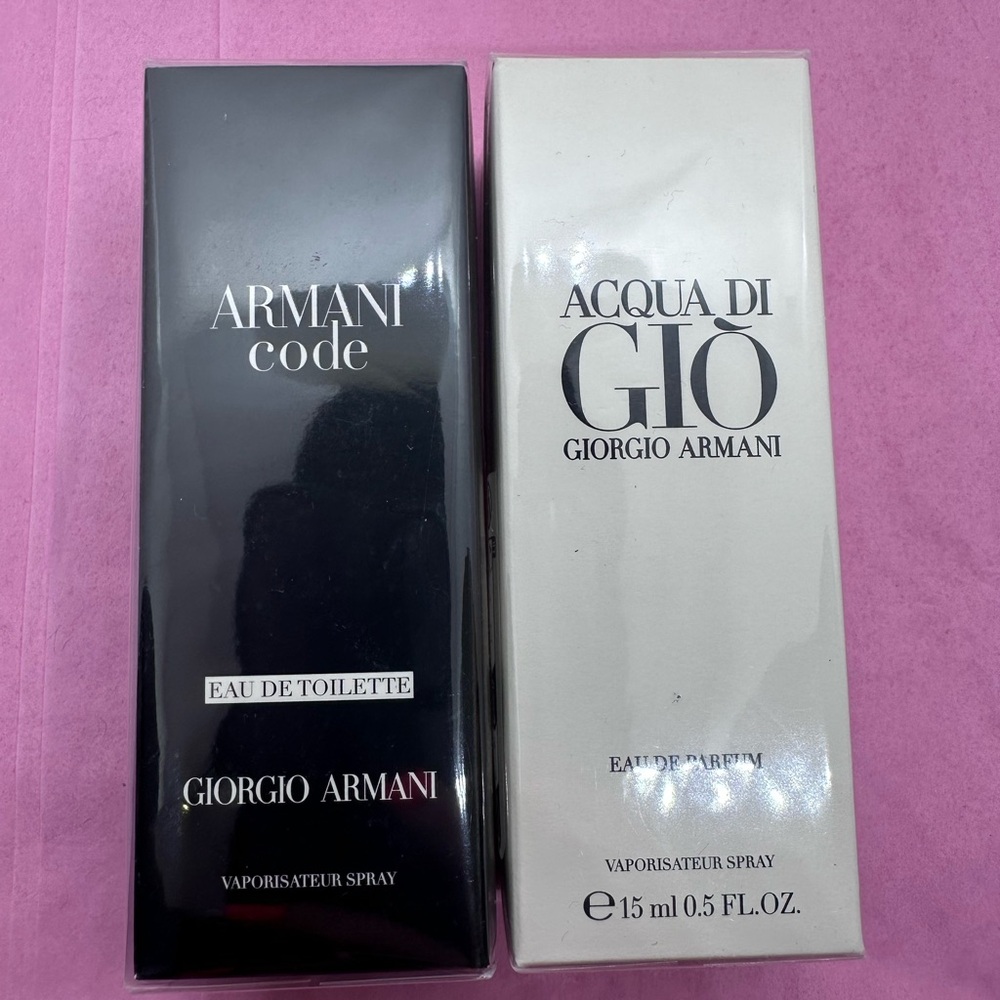Giorgio Armani Code and Acqua di Giò Eau de Toilette Set